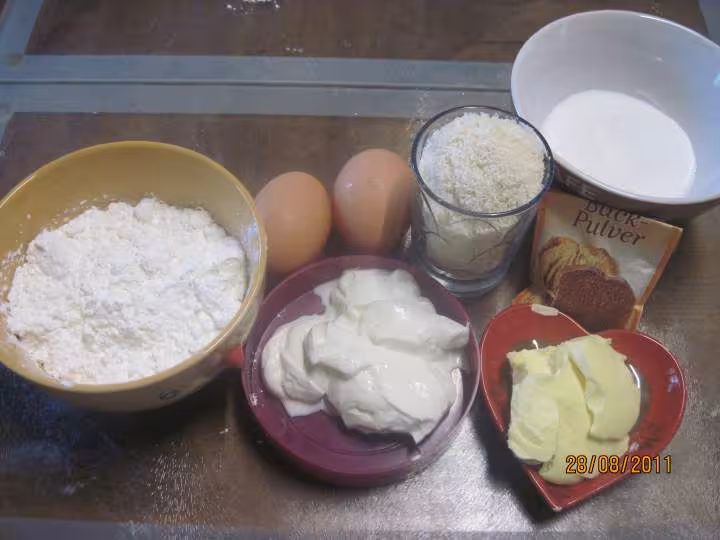 Petits gateau a la noix de coco fleur de mais