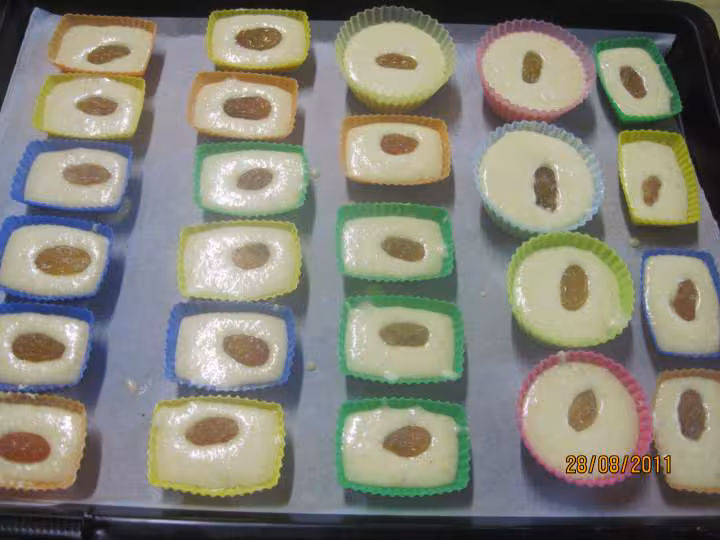 Petits gateau a la noix de coco fleur de mais