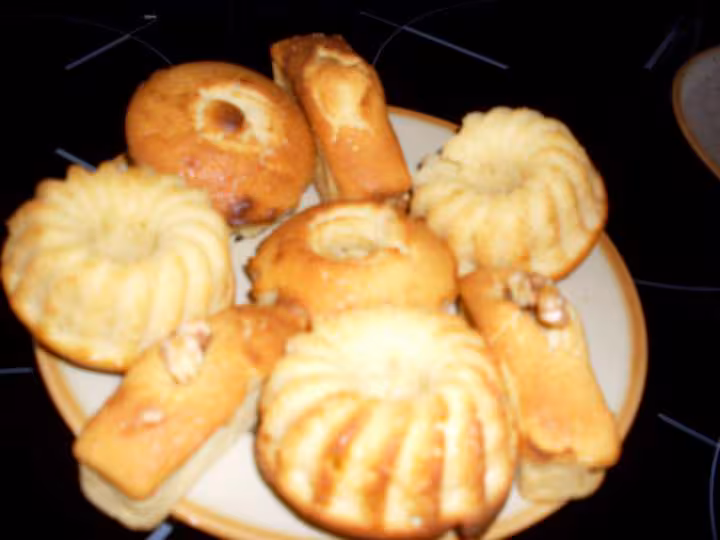 Petits gateaux a la pate de gateau yaout