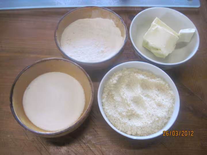 Petits gateaux a la pomme et poudre d amandes