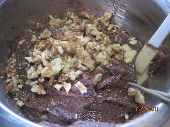 Petits gateaux au yaourt de brebis et chocolat