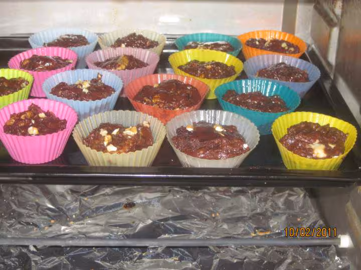 Petits gateaux au yaourt de brebis et chocolat