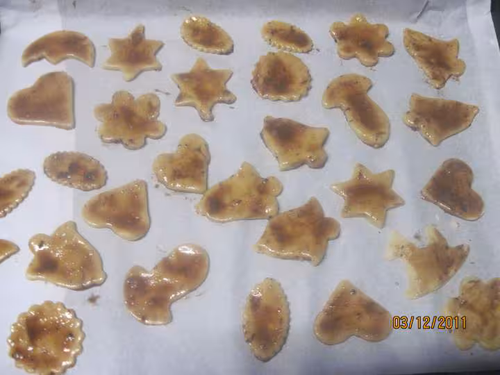Petits gateaux de noel