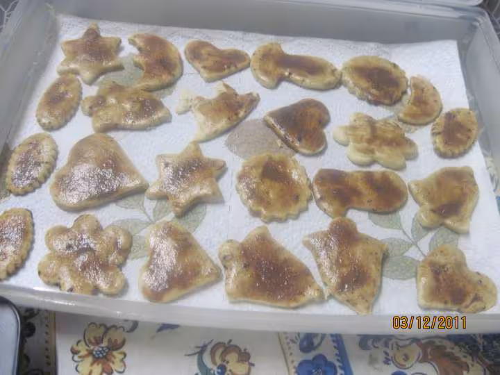Petits gateaux de noel