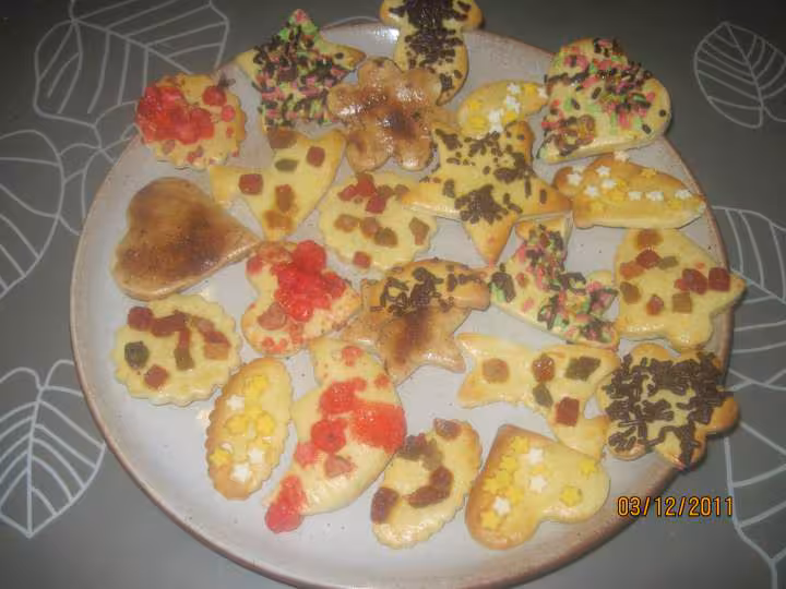 Petits gateaux de noel