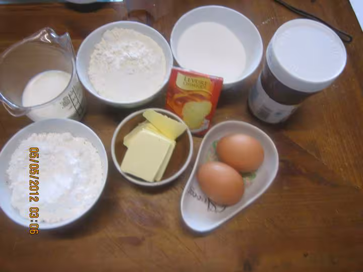 Petits gateaux muffin au nustella