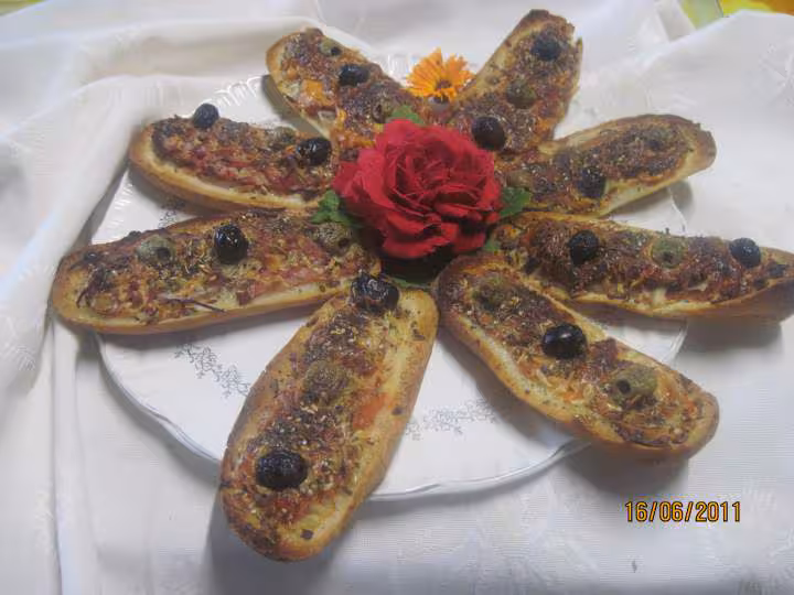 Petits pains pizza