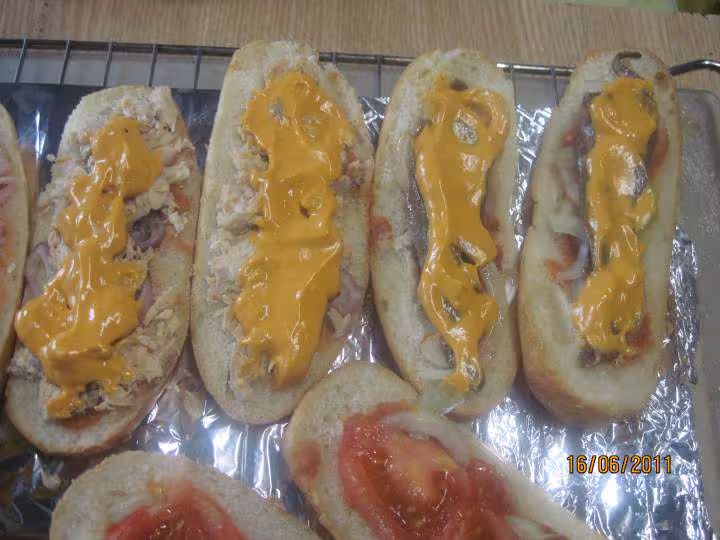 Petits pains pizza