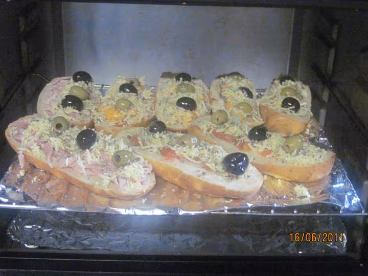 Petits pains pizza