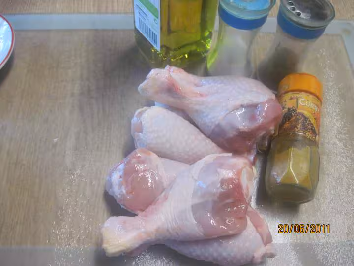 Pillons de poulet aux brocolis en sauce