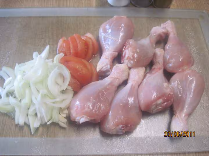 Pillons de poulet aux brocolis en sauce