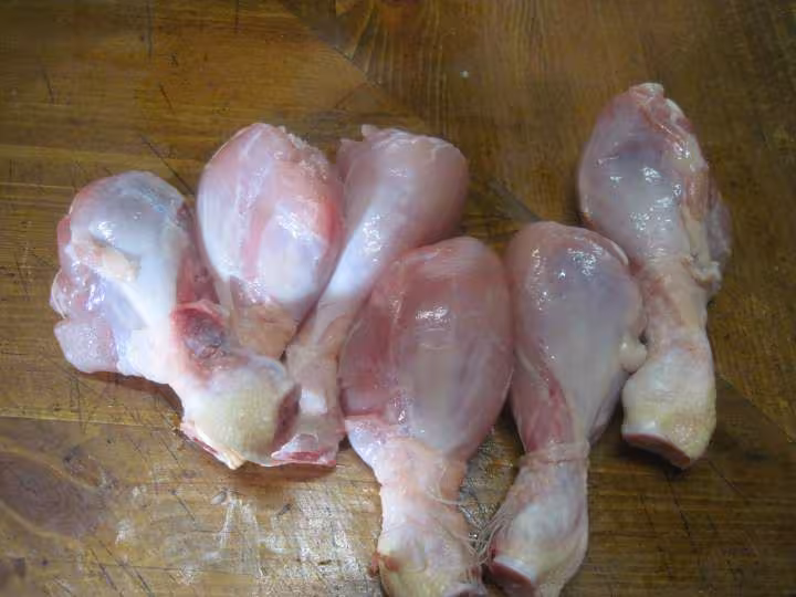 Pillons de poulet aux pommes de terre et oignons