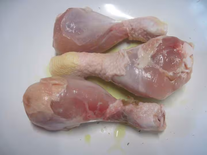 Pillons de poulet aux pommes de terre et oignons