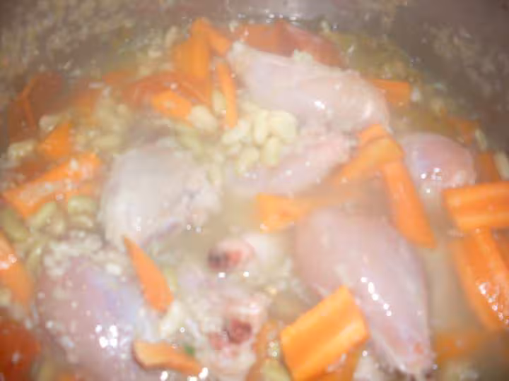 Pilons de poulets aux flageolets
