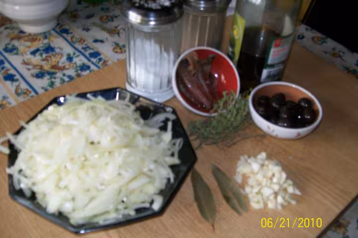 Pissaladiere maison