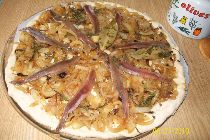 Pissaladiere maison