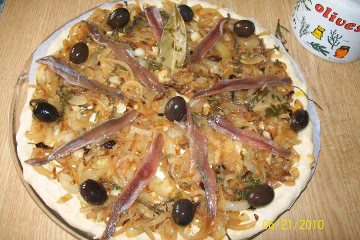 Pissaladiere maison
