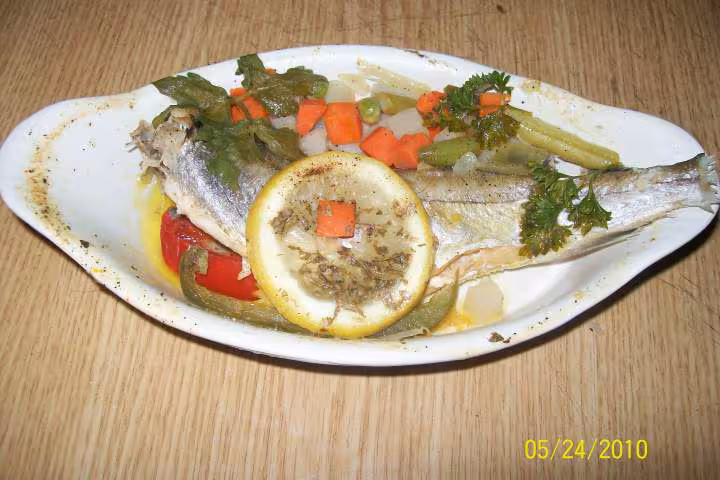 Poisson merlan aux legumes mo