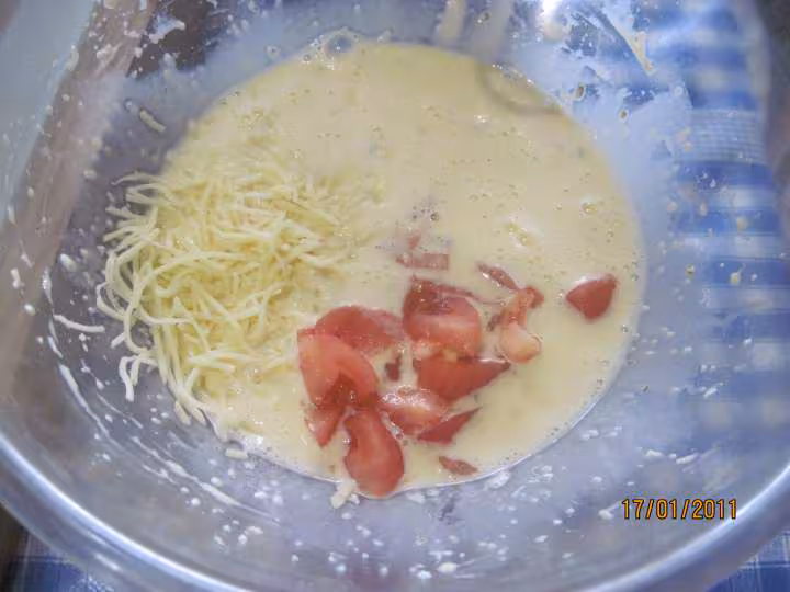 Poivrons amp tomates farcis omelette