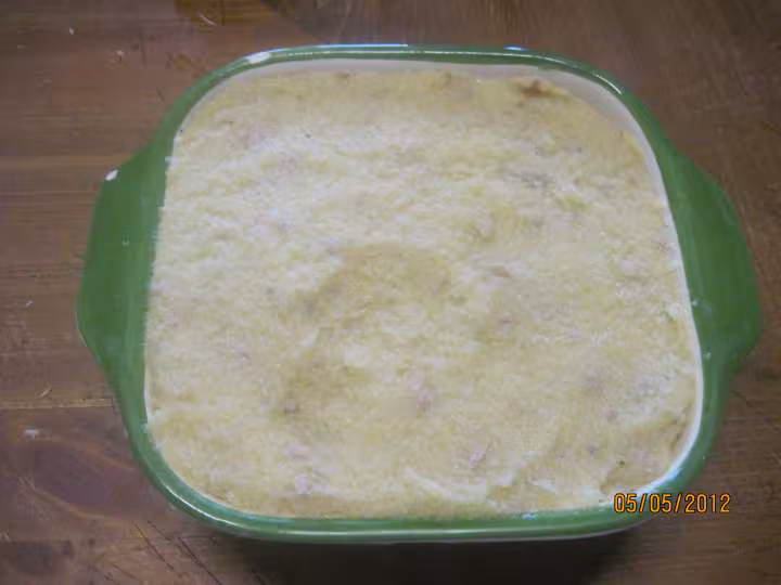 Polenta au thon sauce tomate cuisinee