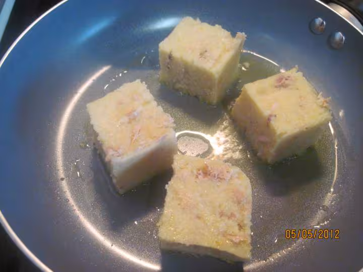 Polenta au thon sauce tomate cuisinee