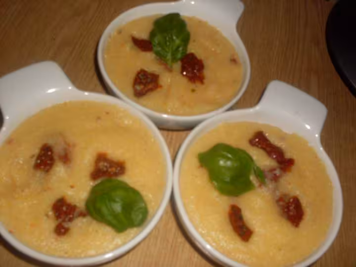 Polenta aux tomates seches