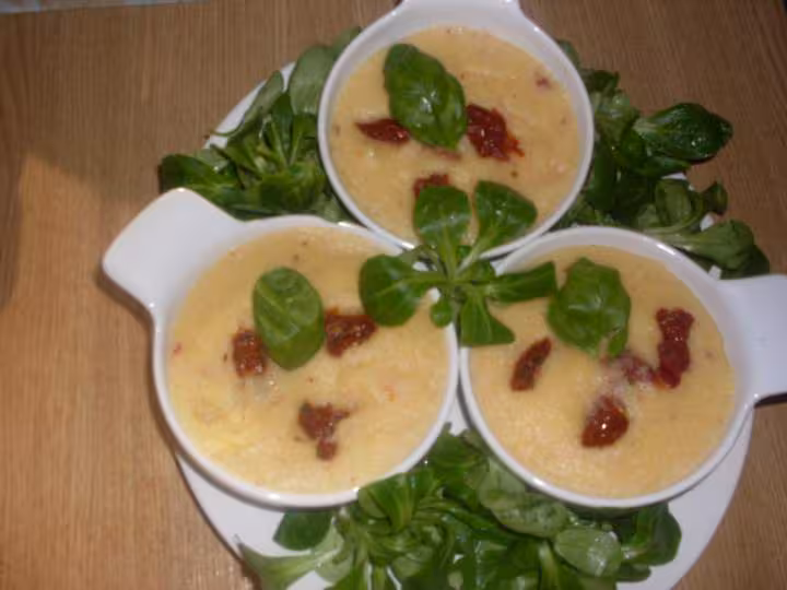 Polenta aux tomates seches