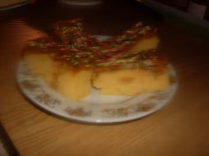 Polenta sucree a la pate de speculoos