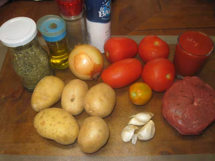Pommes de terre a la bolognaise
