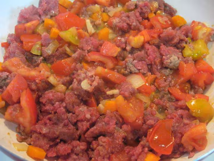 Pommes de terre a la bolognaise
