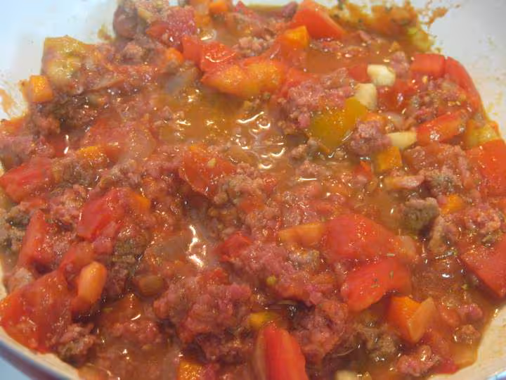 Pommes de terre a la bolognaise
