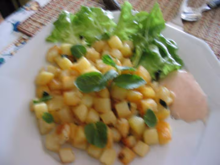 Pommes de terre au basilic
