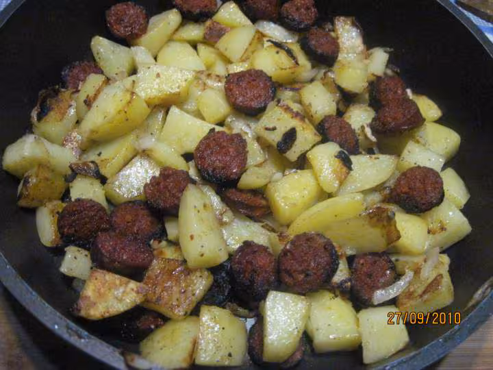 Pommes de terre au chorizo