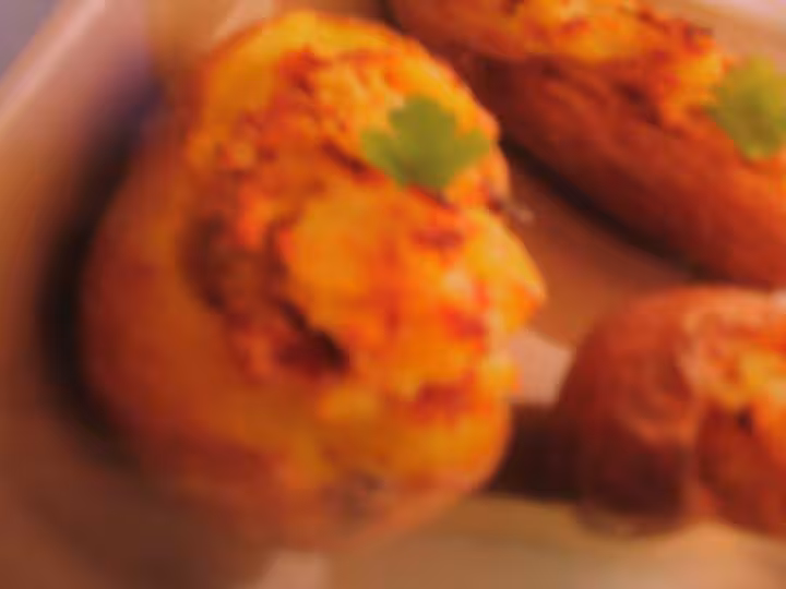 Pommes de terre farcies aux lardons