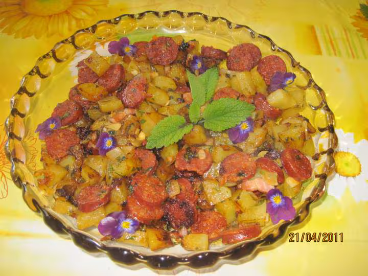 Pommes de terre sautees au chorizo