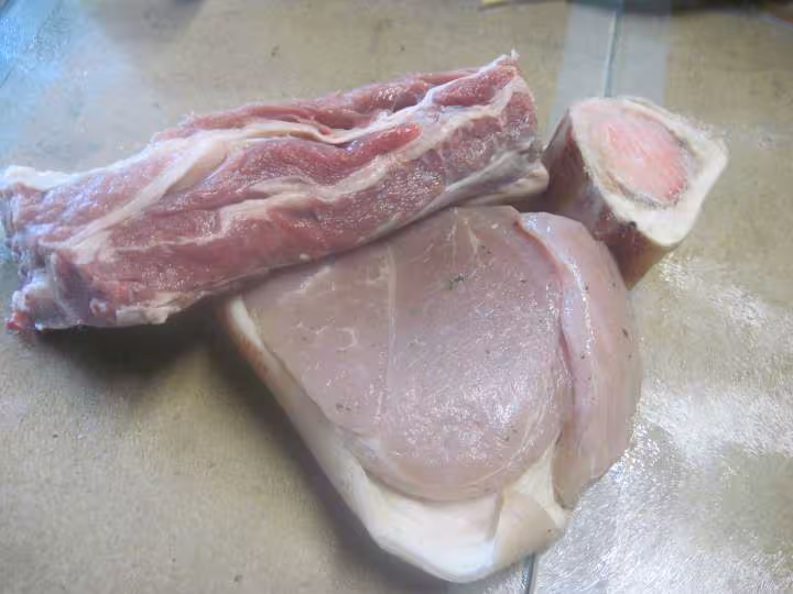Pot au feu de legumes et viandes maison