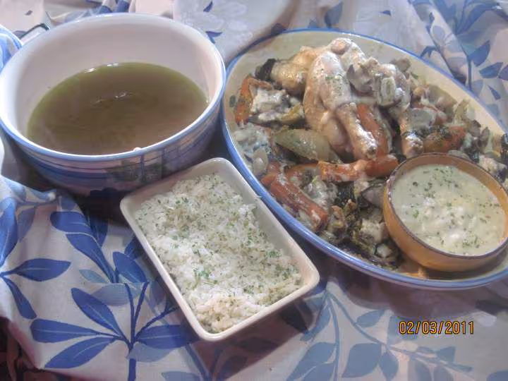 Poule au pot maison