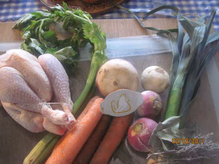 Poule au pot maison