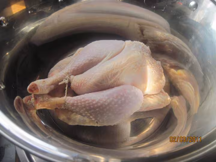 Poule au pot maison