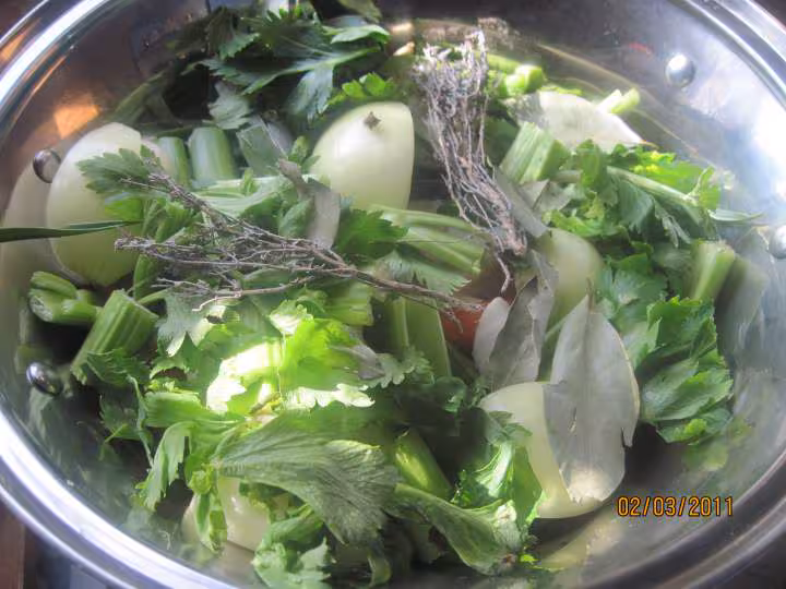 Poule au pot maison