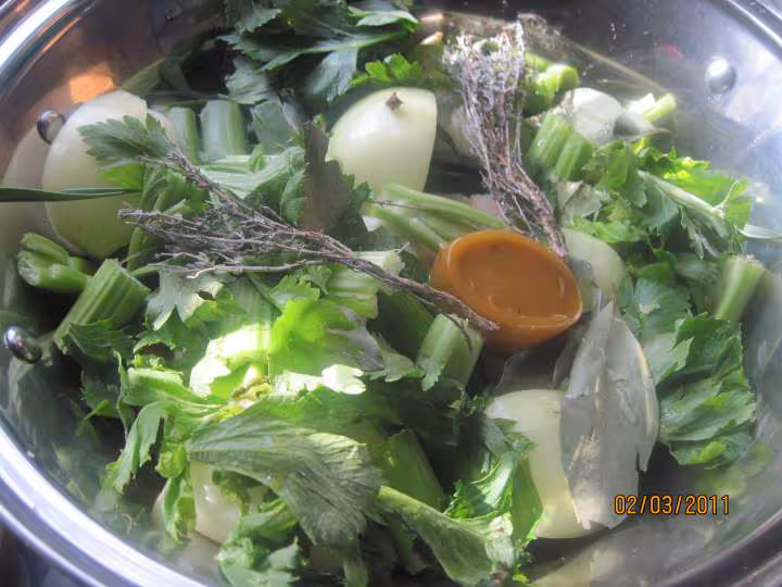 Poule au pot maison