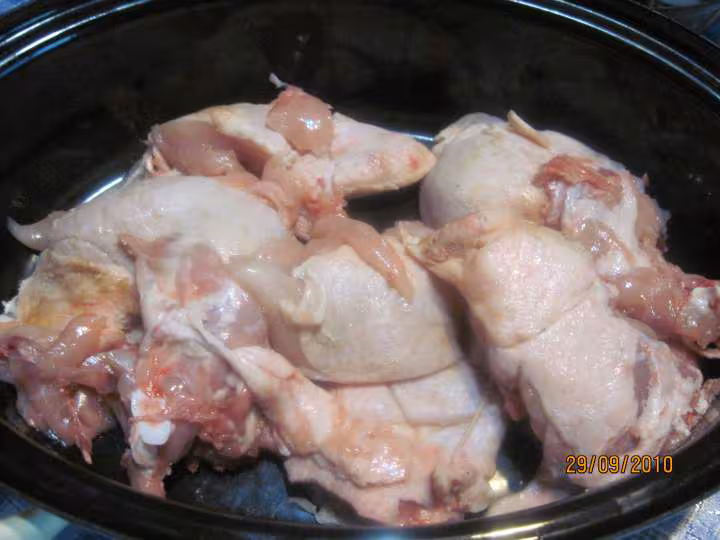 Poulet au riz carottes a la moutarde massale