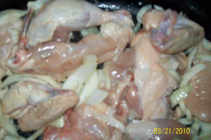 Poulet aux 5 legumes