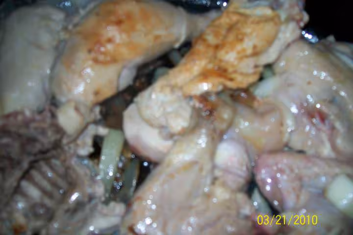 Poulet aux 5 legumes