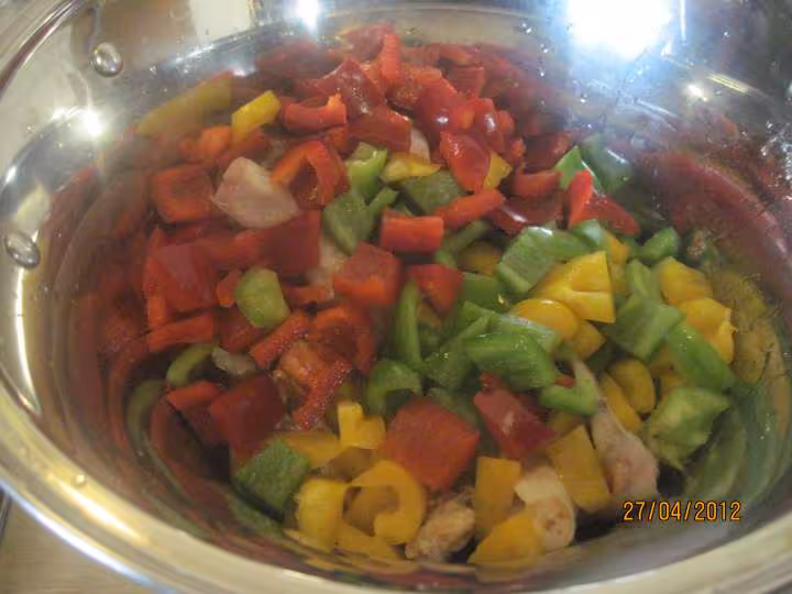 Poulet aux legumes de ratatouille en mijoteuse