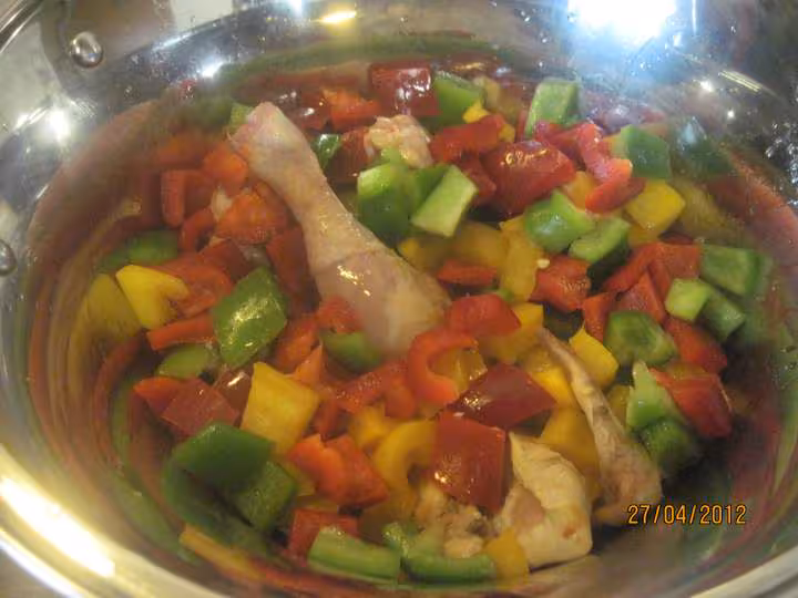 Poulet aux legumes de ratatouille en mijoteuse