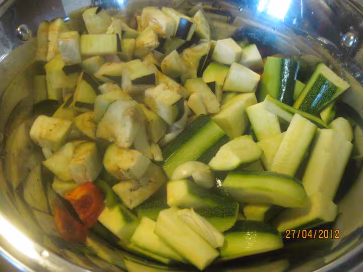 Poulet aux legumes de ratatouille en mijoteuse