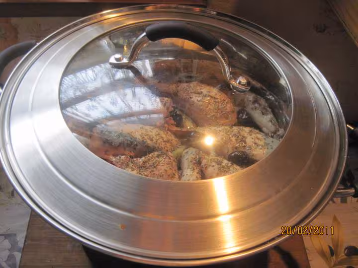 Poulet aux legumes ratatouille mijoteuse