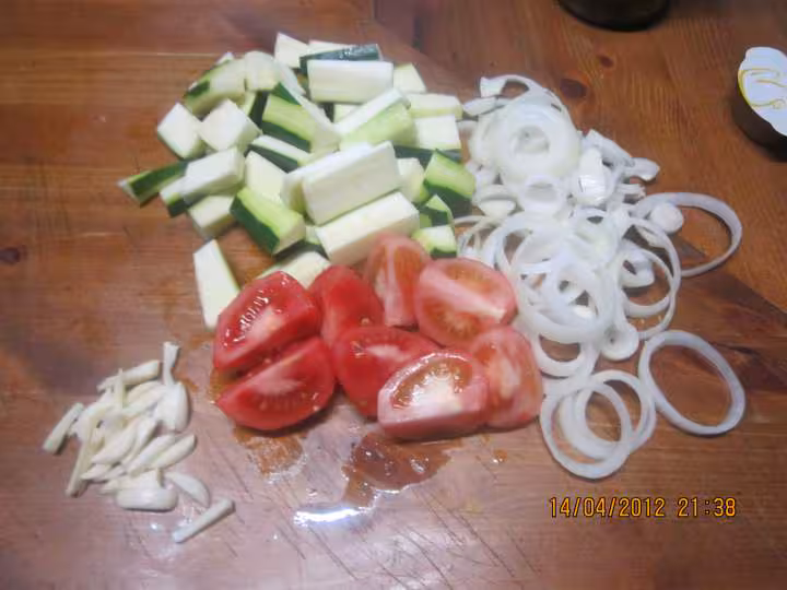 Poulet et legumes mijotes