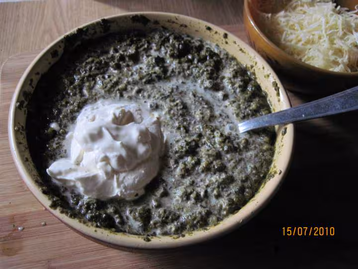 Puree d oseille gratinee